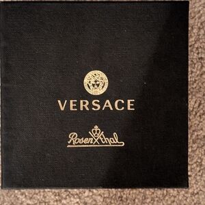 Versace And Rosenthal Collab For Caviar Serving Stainless Steel Mini Bowl